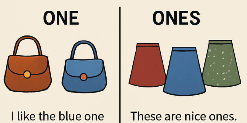 отличия между one и ones отличия между one и ones