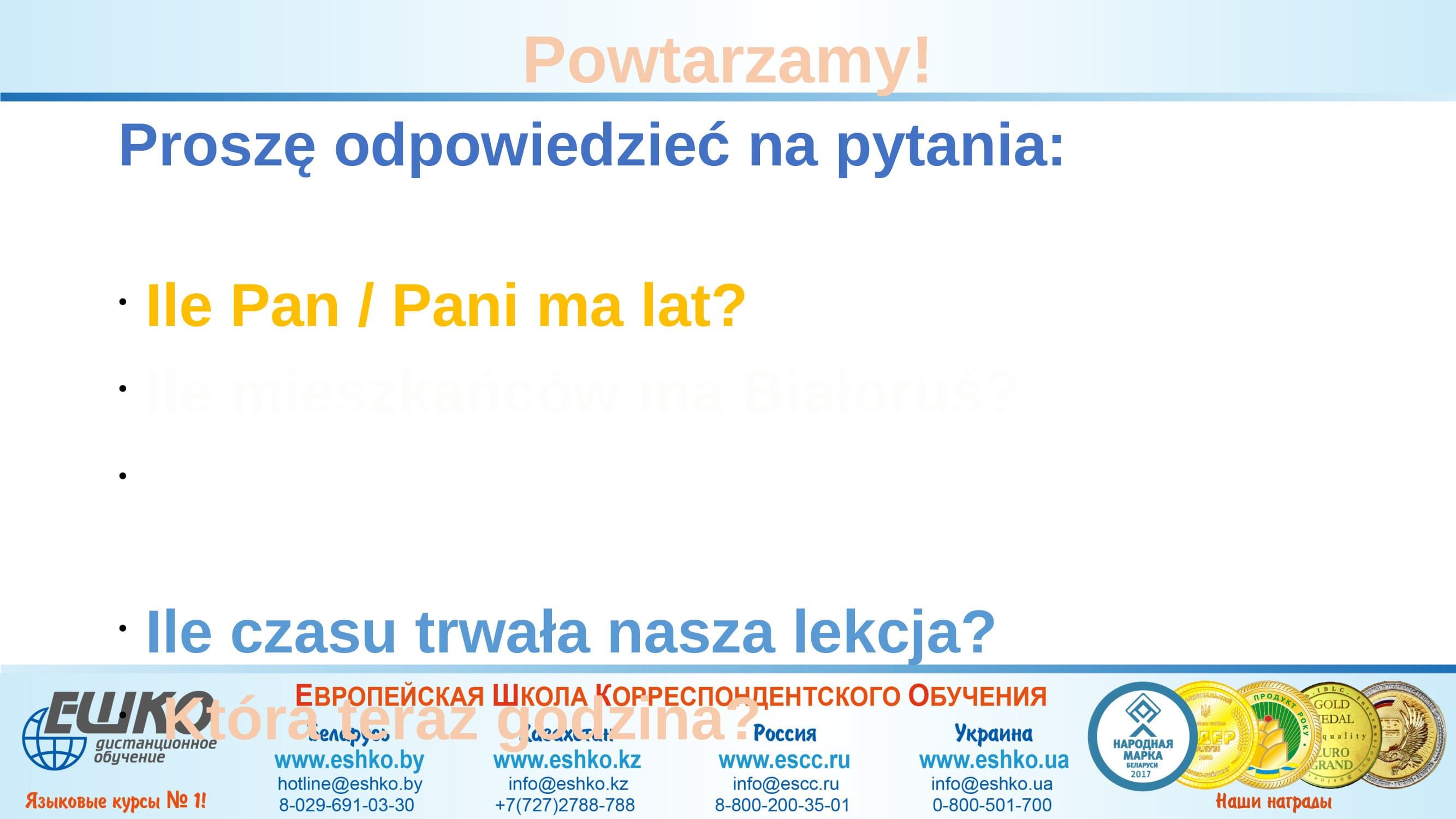 Liczebnik też się liczy – С числительным нужно считаться!