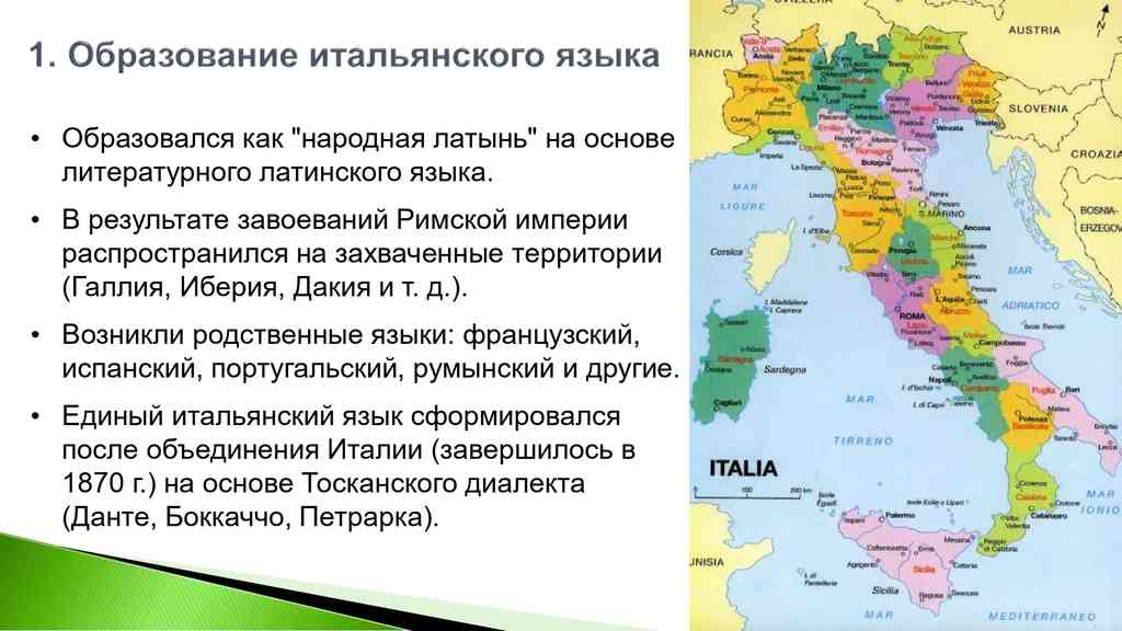 Итальянский язык – зеркало средиземноморского менталитета