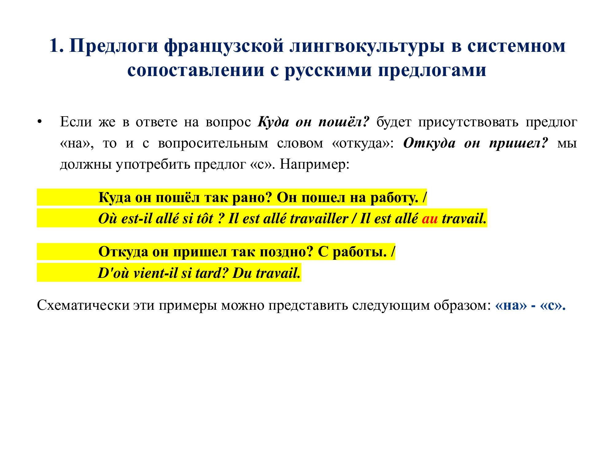 Французский предлог DE: работа над ошибками