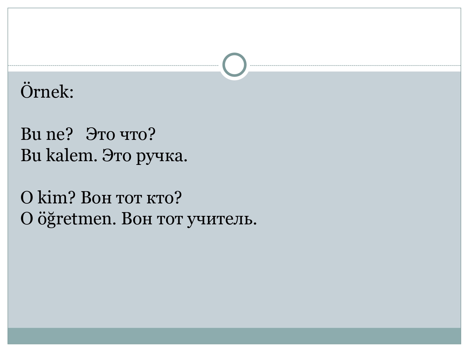 Турецкий для начинающих: Указательные местоимения и виды вопросительных предложений